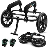 GanFindX Kayak Cart with 16-Inch Kayak Wheels, 350 lbs Weight Capacity | Heavy-Duty Kayak Trolley with Foldable Adjustable Frame, Kayak Dolly Easy Transport of Kayaks, Fishing Kayaks, and Canoes