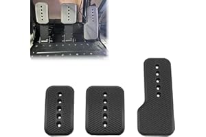 Racing Pedal Cleats for Moza SRP/Lite & for Fanatec CSL Pedals - Enhanced Grip Performance Replacement Treadles for Simulator