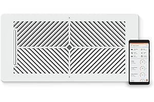 Flair Smart Vent 6x12 (White), AC Vent Cover for Floors, Walls and Ceilings.