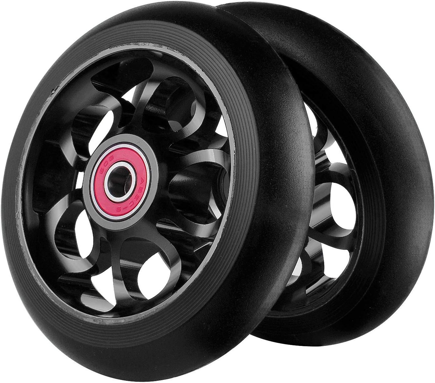 2Pcs Replacement 100 mm Pro Stunt Scooter Wheel with ABEC 9 Bearings