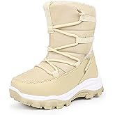 FANTURE Winter Snow Boots for Boy and Girl Outdoor with Fur Lined(Toddler/Little Kids)