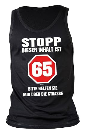 Unbekannt Männer Sprüche 65 Geburtstag Trägershirt Herren