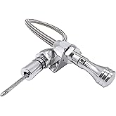 HAHAHA Dipstick Compatible with GM、Compatible with Chevy Trans FLEXABLE Dipstick 700R4-4L60E Silver