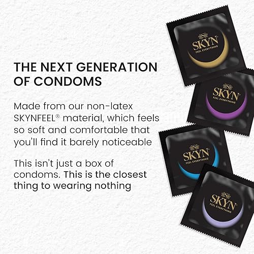 skyn non-latex lubricated condoms 12 count SKYN® Original Non-Latex Lubricated condoms provide a Natural experience main image 0