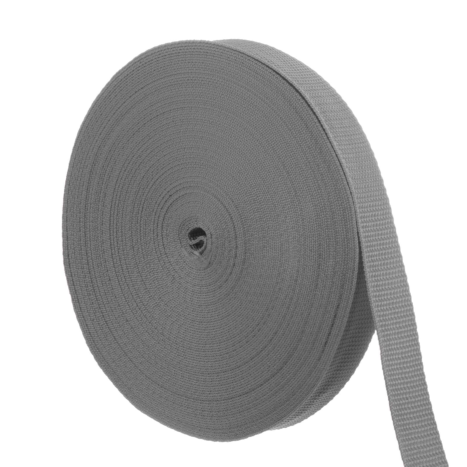 M METERXITY Tree Tie Strap-1 Roll 66 Feet x 1 Inch Garden Staking Straps,Plant Supports Tree Tie Staking,Tree Support Straps Apply to Outdoor/Garden/Plant/Staking/Guying(Gray)