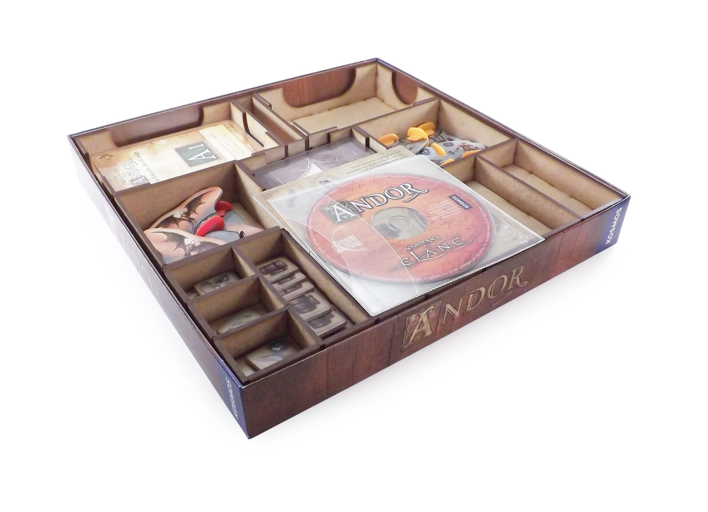 Boardgame Organizer compatible with Legends of Andor: The Bonus Box