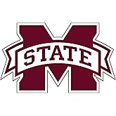 MISSISSIPPI STATE Large 12" Logo Cornhole Auto Decal