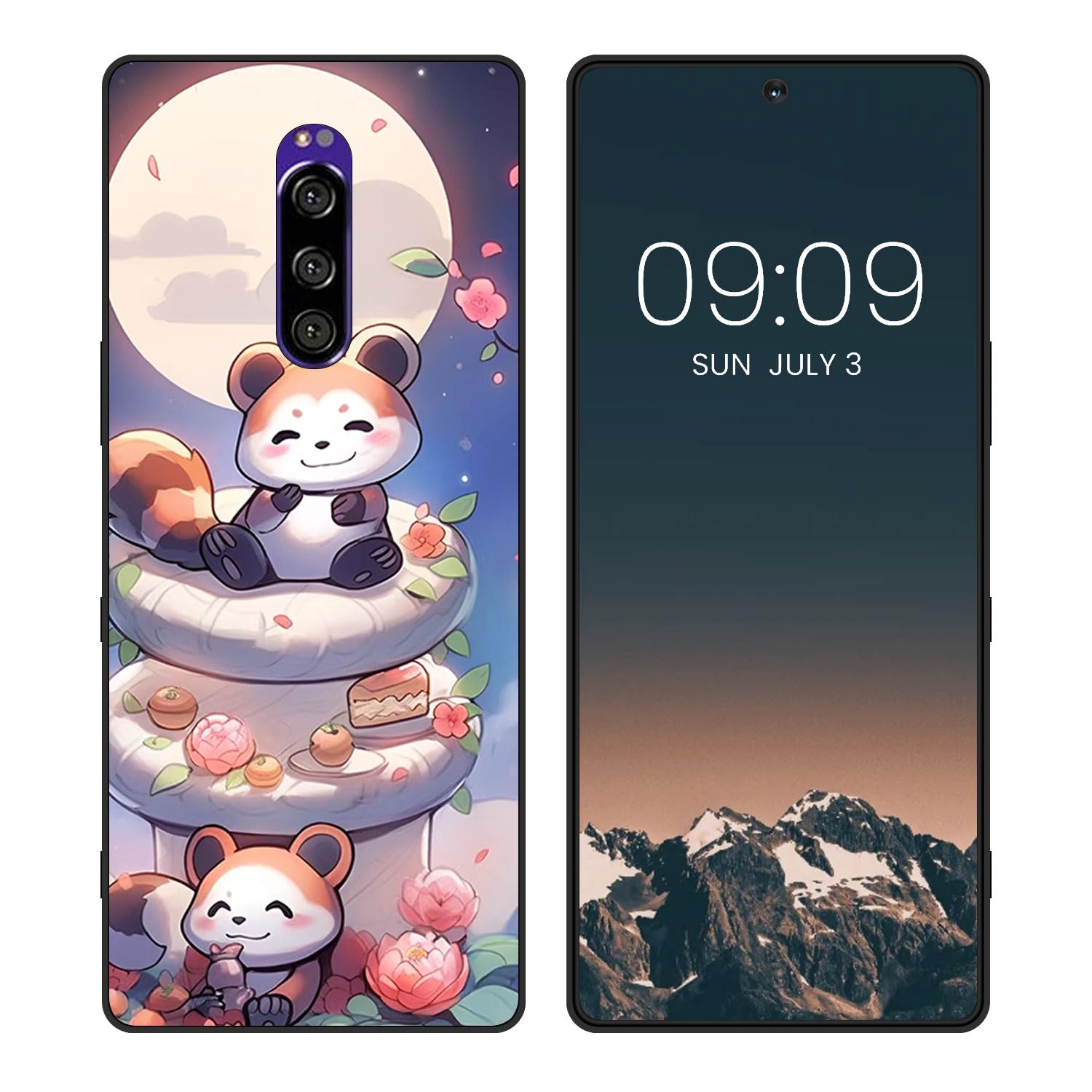 WUACYEAMING for Sony Xperia 1/XZ4 Cute Case,Soft