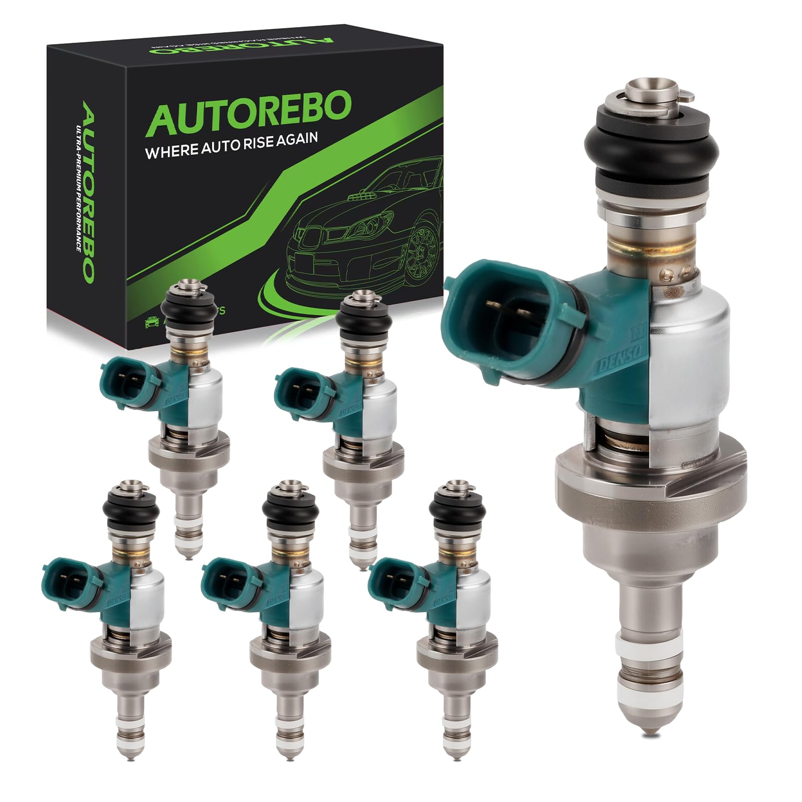 Photo 1 of Fuel Injectors Set of 6 Compatible with Lexus GS300 2006 3.0L, IS250 2006-2015 2.5L V6# Replace FJ764 2320939055B0 2320939056B0 2320939057B0 845-12102