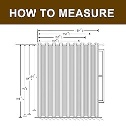 Hiasan Sliding Patio Door Blackout Curtains,1 Panel