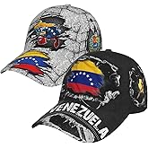 BJQ Venezuela Flag Hat Unisex Venezuelan Baseball Cap Adjustable Fashionable Cool Hat Suitable for Men and Women