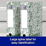 Oxford Leaves A4 Lever Arch Files 2 Pack 70mm Spine Holds 560 Sheets view 5