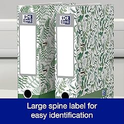 Oxford, Lever Arch File, Leaves, Pack of 2 Folders
