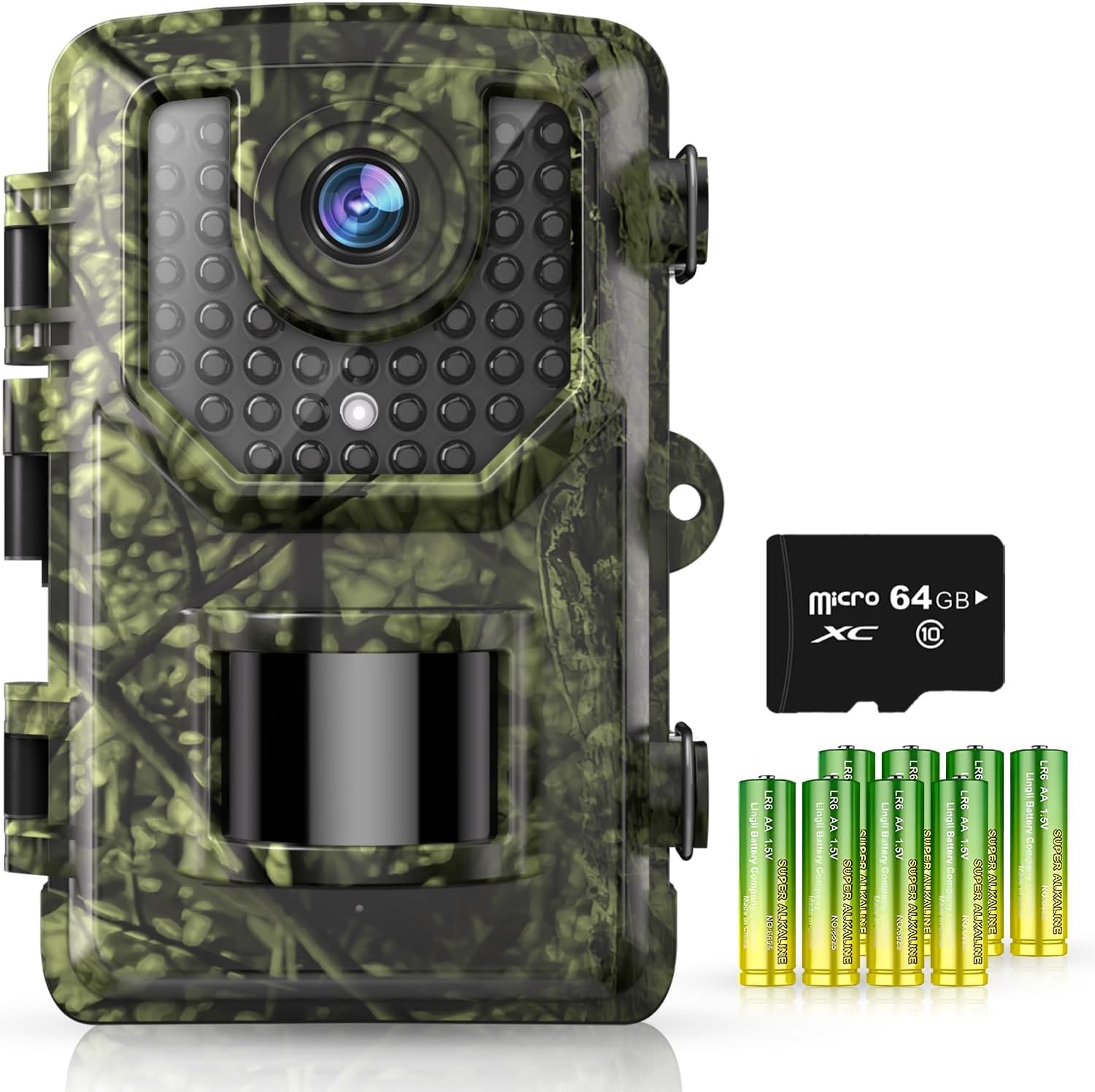 Photo 1 of Kirababy Trail Camera, 1296P 32MP Game Camera with Night Vision Motion Activated No Glow IP66 Waterproof, 120° Deer Camera for Wildlife Hunting Cam