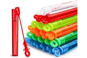 JOYIN 72-Piece Mini Bubble Wands Bulk, Summer Toy, Party Favor, Birthdays, Photo Prop Decorations, Gift, Circle & Heart Shape