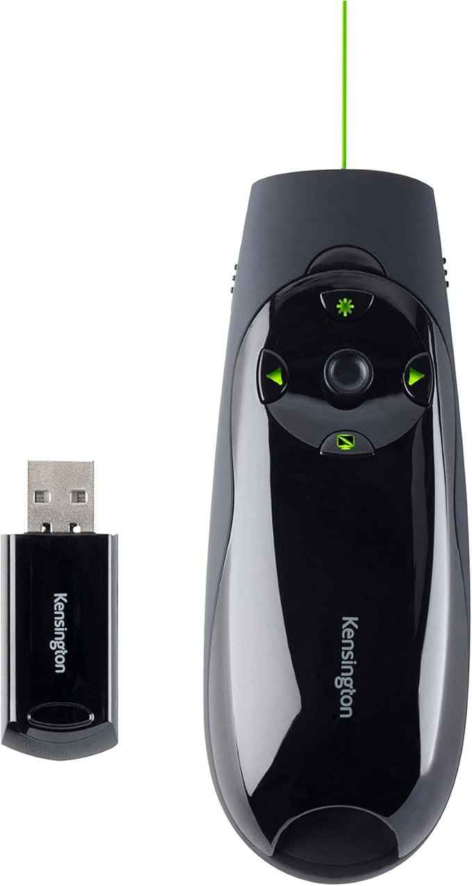 Kensington Presenter Expert Wireless USB Presentation Clicker with
