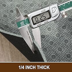 LINLA Dual Surface Felt+Rubber Non-Slip Rug