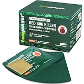 EcoVenger Bed Bug Killer to Go Wipe 28pcs Pack, Portable Travel-Sized Individual Wipes, Kills 100% All Stages on Contact, Kills Resistant Bugs, Kills Eggs, Plant-Based Child &amp; Pet Safe