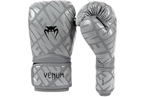 Venum Contender 1.5 XT Boxing Gloves - Grey/Black - 12-Ounce