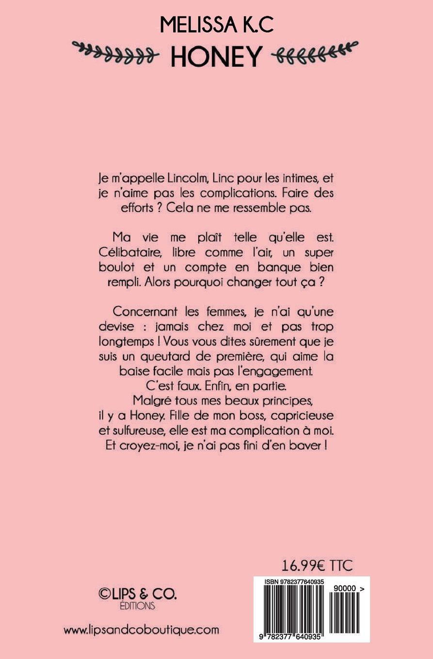 Honey Tome 1 French Edition K C Melissa 9782377640935 Amazon Com Books