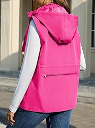 PESION Womens Utility Vest Lightweight Windproof