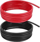 QWORK 8 AWG Silicone Wire 2x2.5m Red Black 1650 Strands Tinned Copper 600V 80A view 6
