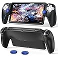 FYOUNG Protective Case for Playstation Portal, Silicone Soft Grip Cover Case Protector with Full Protection and Non-Slip Thumb Grips Accessories Kit for Playstation Remote Player (Black)