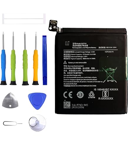 High Quality Replacement Li-ion Battery For OnePlus 7T (BLP743 / HD1900) - US Stock