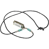Hohner M38N-LB Mini Harmonica Necklace, Light Blue