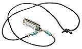 Hohner M38N-LB Mini Harmonica Necklace, Light Blue