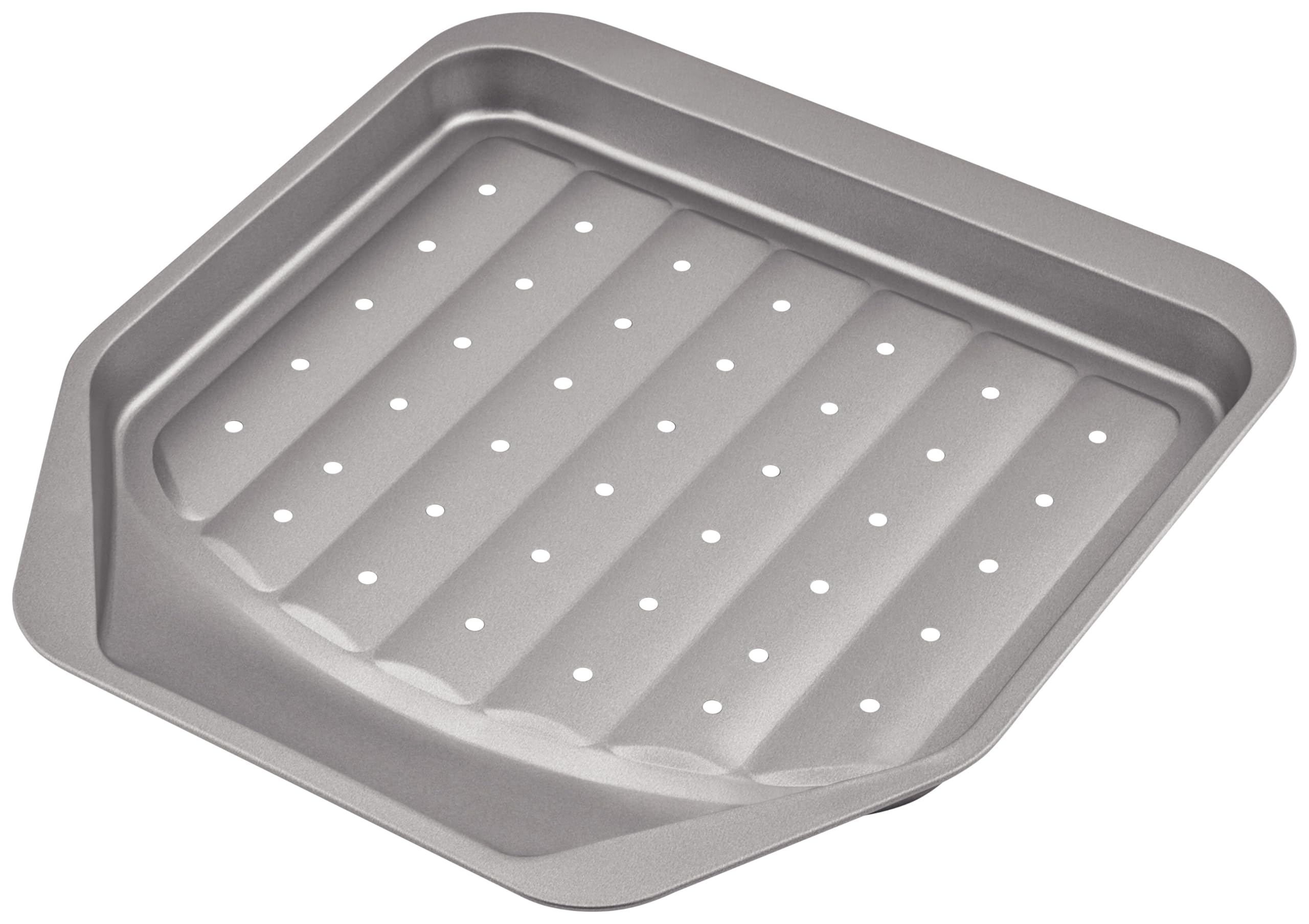 Judge Everyday Non Stick Perforated Chip Tray, Carbon Steel, Grey