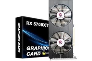 GPVHOSO Radeon RX 5700 XT 8GB Graphics Card 2560SP GDDR6 256bit Computer Graphics Cards GPU PCI-e 4.0 x16 HDMI/DisplayPort*3 