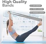 Beenax Resistance Band Grey Extra Heavy 30lb 0.65mm 2m Premium Rubber view 3