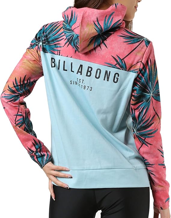 Amazon Co Jp ビラボン レディース ラッシュガード パーカー Uvカット Aj013 864 Rash Guard Hood 海 おしゃれ 水陸両用 Cby マルチカラー Us M 日本サイズm相当 服 ファッション小物