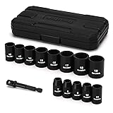 TecoTek 14 Pieces 3/8-Inch Drive Impact Socket