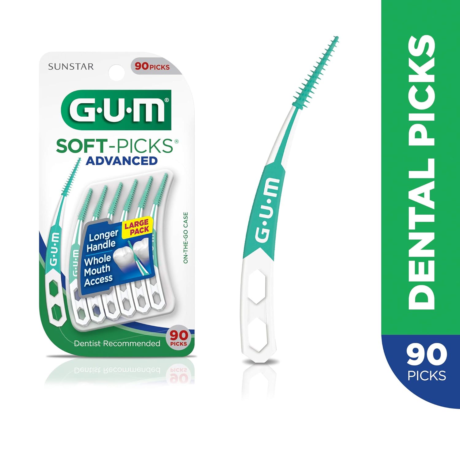 GUM Soft-Picks Advanced Dental Picks, 90 Count: Industrial & Scientific