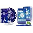 MySmile Advanced Teeth Whitening Strips - 10 Whitening Strips Dental Stain Remover for Whiter Smile - Mouthwash Alcohol Free-Travel Mouthwash Helps Kill 99% of Bad Breath Germs - 30 Uses (0.41 Fl Oz (