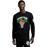 Game 7 NBA Mens Game 7 X NBA Officially Licensed Men's Graphic Long Sleeve Lightweight Crew Neck Cotton T-Shirt