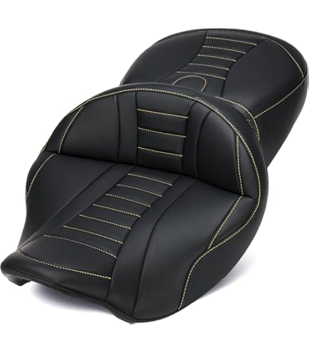 Amazon.com: Mustang Motorcycle Seats Studded One-Piece Seat for