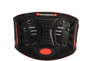 RITOEASYSPORTS MotorBike Kidney Belts,Anti Fall Motocross Motorcycle Kidney Belt Back Support Belt for Cycling Enthusiast (L)