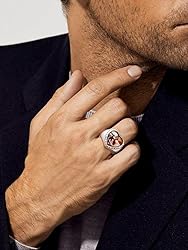 FindChic Personalized Signet Rings for Men Chunky