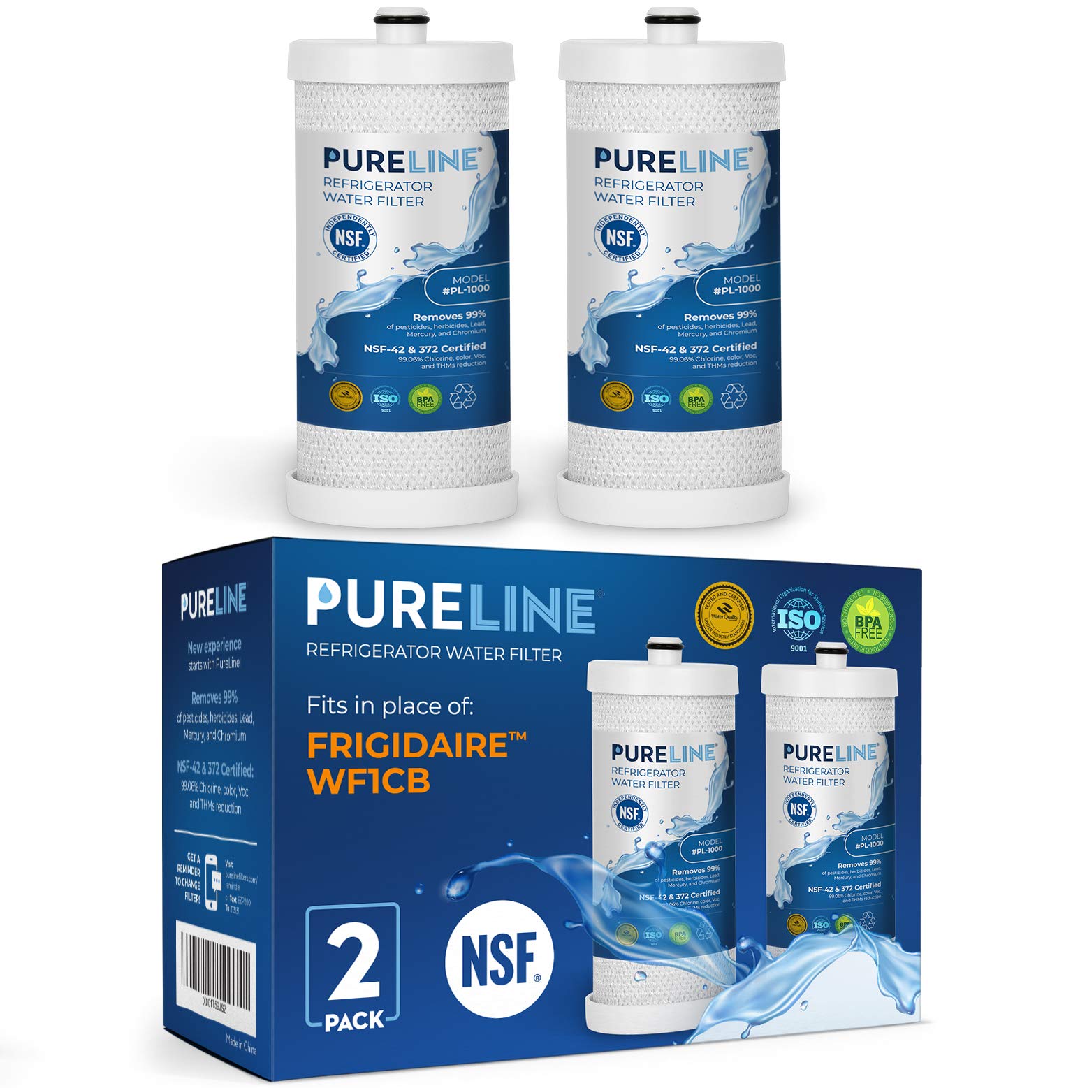 Frigidaire WF1CB Certified Water Filter. Also Compatible with