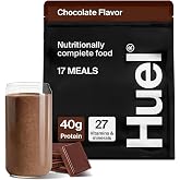 Huel Black Edition | Chocolate 40g Vegan Protein Powder | Meal Replacement | 17 Servings | 8g Fiber | 27 Vitamins and Minerals | Gluten Free | Nutritionally Complete Meal Replacement