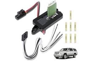 AUTOKAY Blower Motor Resistor Fits for Chevrolet Chevy Avalanche Silverado 1500 2500 2003-2006, for GMC Sierra Yukon, for Cad