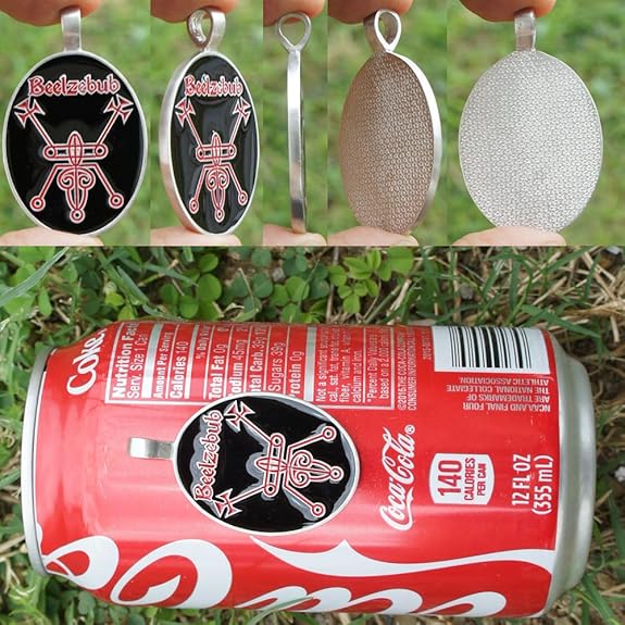 Sigil Of Beelzebub Beel Zebub Demon Wicca In Peltro Con Collana In Sigil Of Beelzebub Beel Zebub Demon Wicca In Peltro Con Collana In