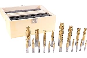 Accusize Industrial Tools Metric Size 2 Plus 4 Flute H.S.S. Tin Coated End Mills, 20 Pcs in Total, Fully Ground, 1810-0104