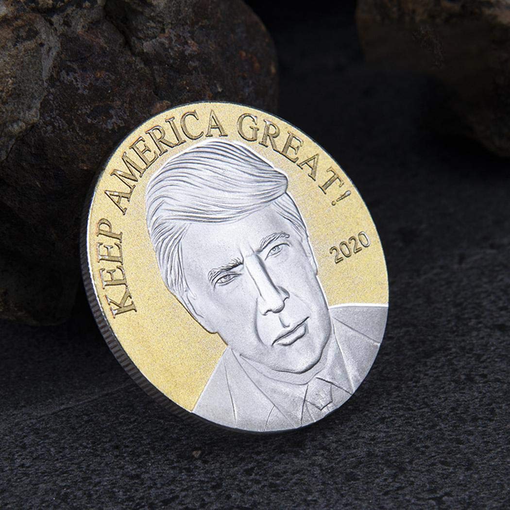 xabern Double Colors 2020 Trump American Eagle Commemorative Coin US Coins