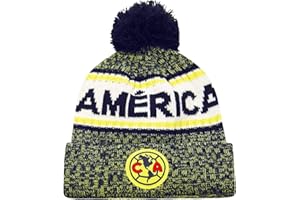 Icon Sports Soccer Team Beanie – Adult Official Football Club Knit Winter Warm Pom Cap Casual Hat for Men Women Unisex