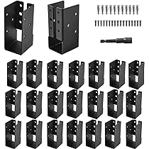 Amazon.com: AXWHYS Concealed Joist Hangers, 24 Pcs of 2"x4 ...