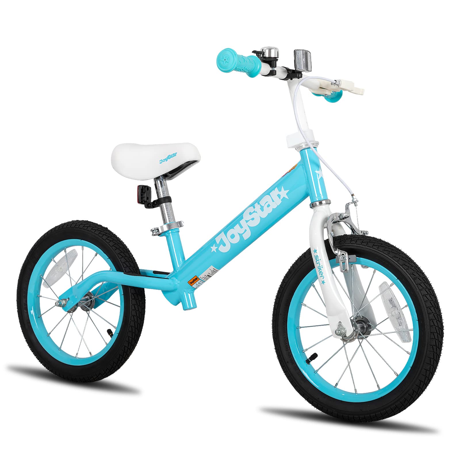 JOYSTAR 16 Inch Balance Bike for Toddlers and Kids Ages 4-7 Years Old Boys and Girls - Sport Kids Balance Bike with Handbrake - No Pedal Training Bicycle